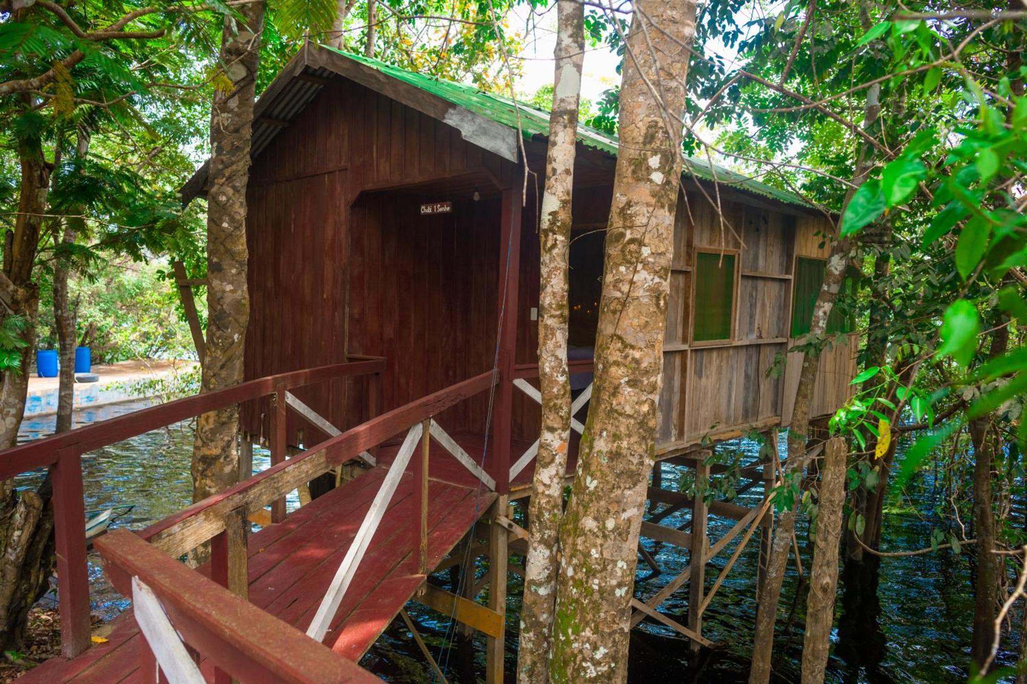 Vista Do Lago Jungle Lodge Cajual Zewnętrze zdjęcie